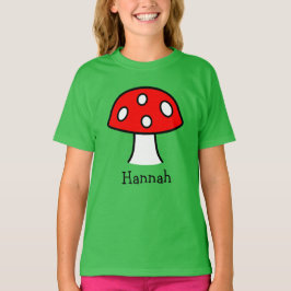 Camiseta roja de la seta (niño)
