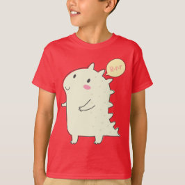 Camiseta Roja de los Dinosaurios Boys