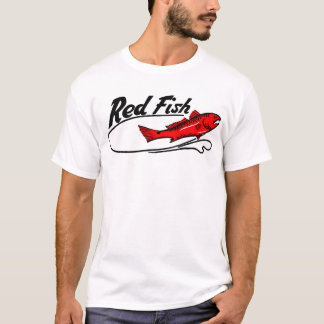 Camiseta roja de los pescados