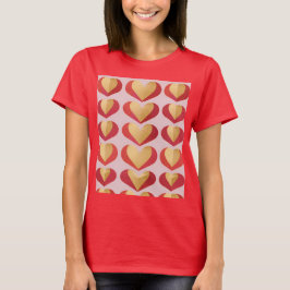 Camiseta Roja de Luxe Gold