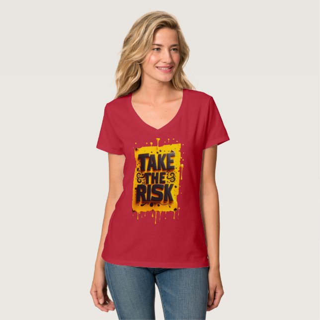 Camiseta roja de mujer  (Anverso completo)