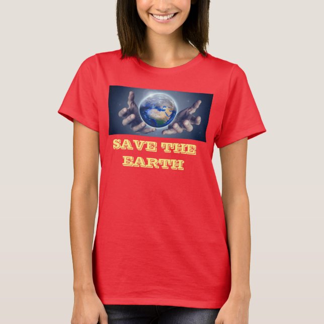 Camiseta roja de mujer (Anverso)