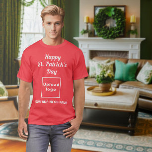 Camiseta Roja de Negocios para el Día de San Patri