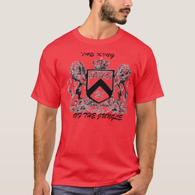 CAMISETA ROJA DE "REY OF THE JUNGLE ", GRANDE (Anverso)