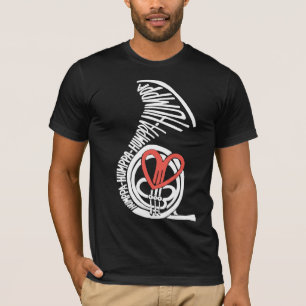 Camiseta roja del AA de la oscuridad del amor de
