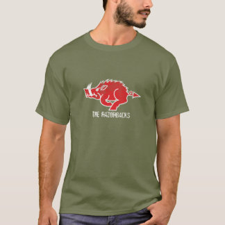 Camiseta roja del cerdo