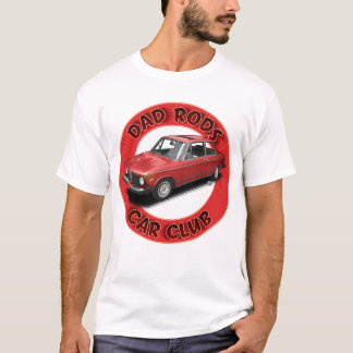 Camiseta Roja del Club de Autos Dad Rods 2001