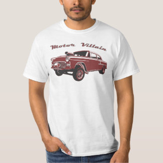 Camiseta roja del coche de carreras de Gasser
