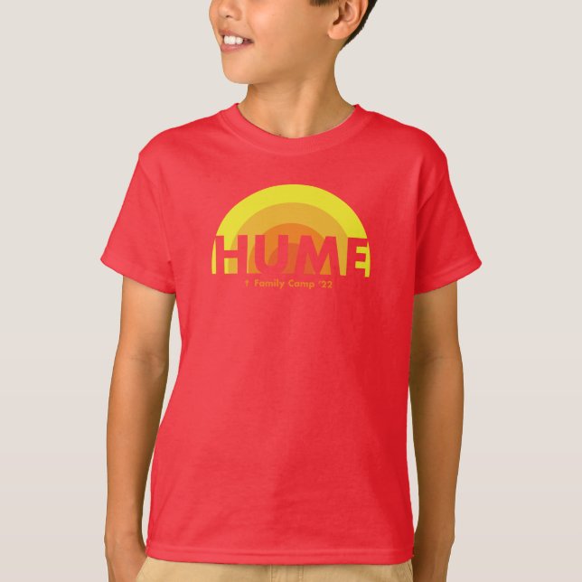Camiseta roja del equipo de niños (Anverso)