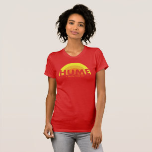 Camiseta roja del equipo femenino