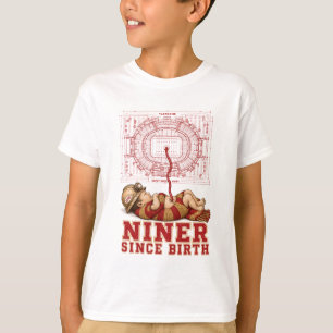 Camiseta roja del estadio Niner Since Birth