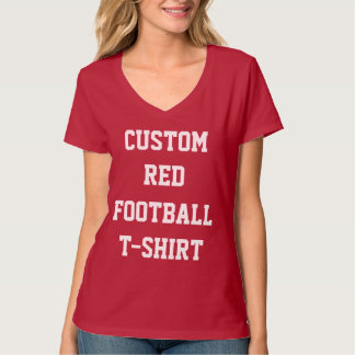 CAMISETA ROJA del FÚTBOL de las mujeres