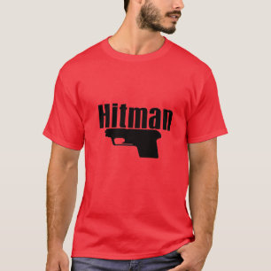 camiseta roja del hitman