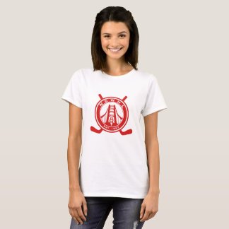 Camiseta roja del logotipo