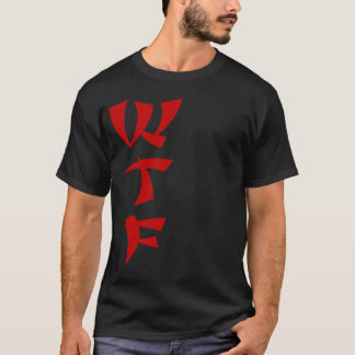 Camiseta roja del negro de la camiseta del