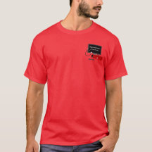 Camiseta roja del Servicio de Reparación de Técnic