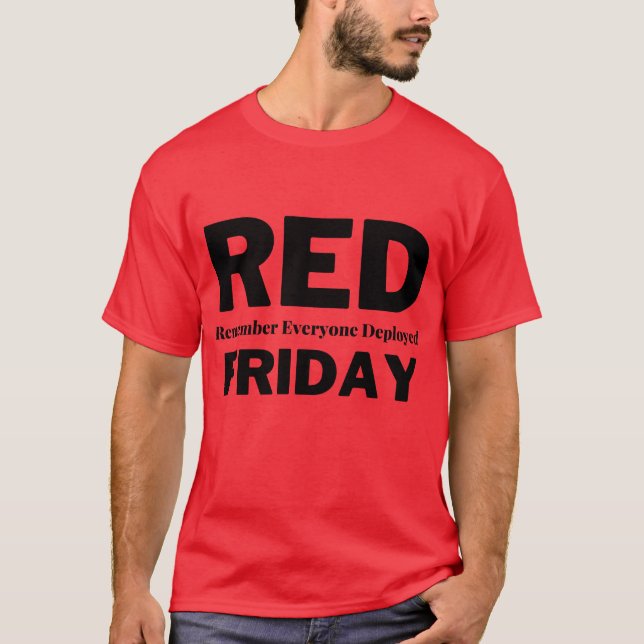 Camiseta roja del viernes (Anverso)