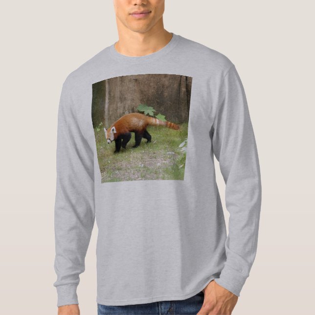 Camiseta roja Panda-042 (Anverso)