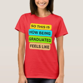 Camiseta roja para las mujeres SO_This_IS_How_BEIN