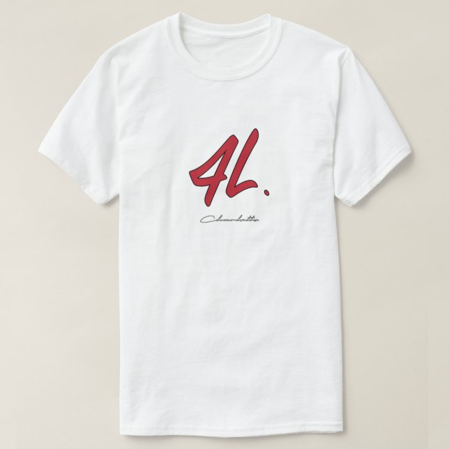 camiseta roja SS/19 del logotipo 4Life (Diseño del anverso)