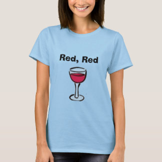 Camiseta Roja. Vino Rojo