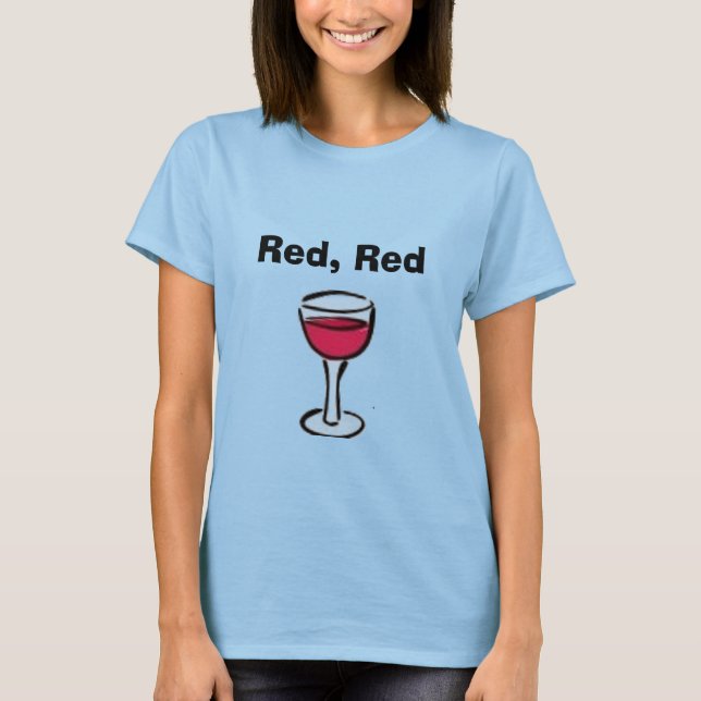 Camiseta Roja. Vino Rojo (Anverso)