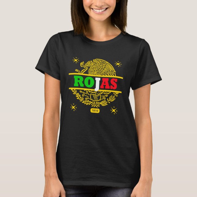 CAMISETA ROJAS MEXICO GOLD (Anverso)