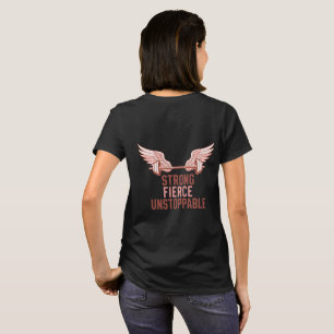 Camiseta Rojizo Fuerte Feroz Imparable de Rubor