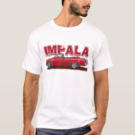 Camiseta Rojo 1962 Impala convertible