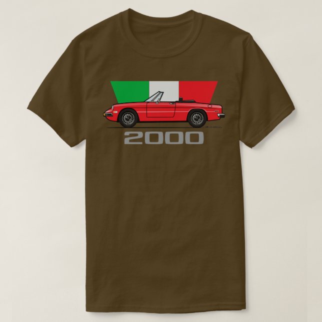Camiseta rojo 2000 (Diseño del anverso)