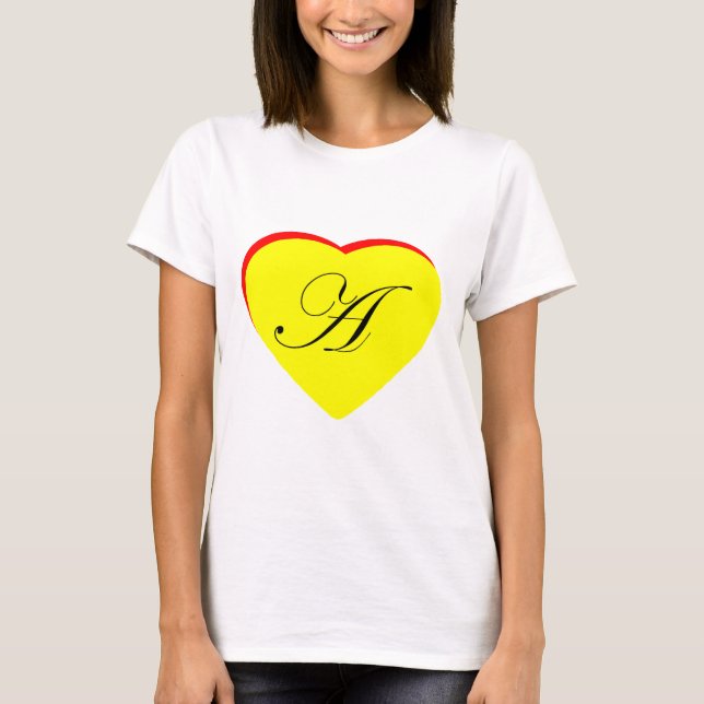 Camiseta Rojo Amarillo A Invitación De Boda El MUSEO Z (Anverso)