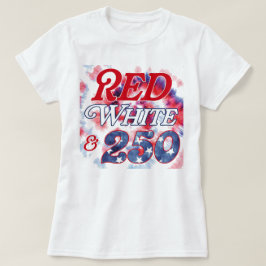 Camiseta Rojo Blanco & 250 teñido de nudos