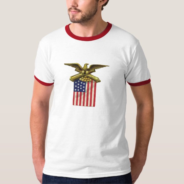 Camiseta Rojo Blanco & Azul (Anverso)