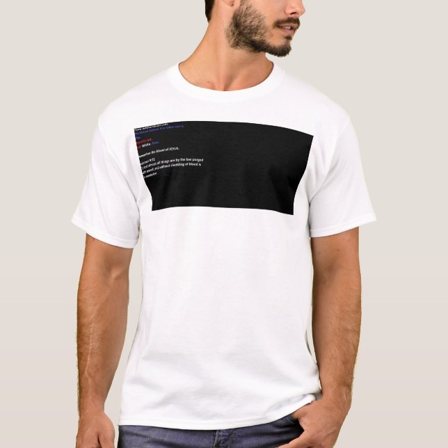 Camiseta Rojo. Blanco. Azul. La Sangre. (Anverso)