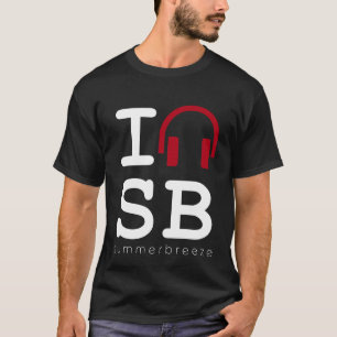 Camiseta rojo blanco de la brisa del verano