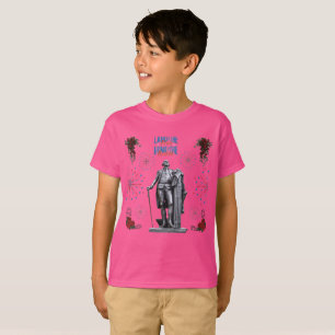 Camiseta Rojo Blanco Destello rosa caliente