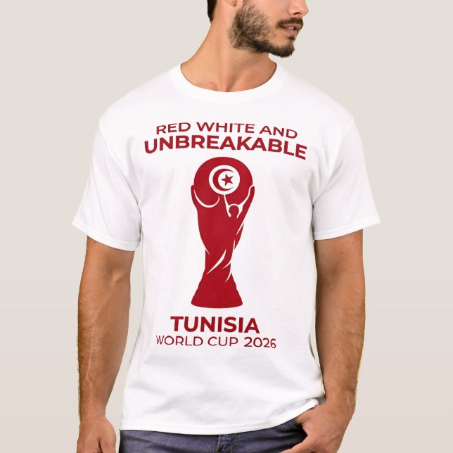 Camiseta Rojo Blanco e Irrompible (Anverso)