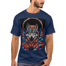 Rojo, blanco, lobo azul