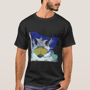 Camiseta Rojo Blanco Patriótico Y Bruh América Pesca De Pec