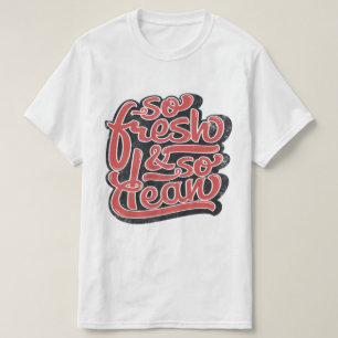 Camiseta Rojo/Blanco Tan Fresco Y Limpio