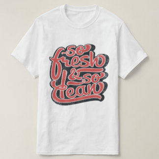 Camiseta Rojo/Blanco Tan Fresco Y Limpio