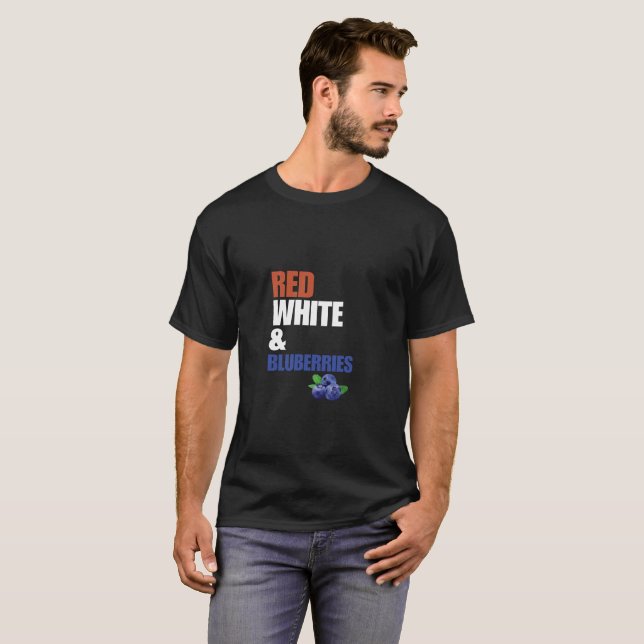 Camiseta Rojo, blanco y azul (Anverso completo)