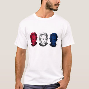 Camiseta Rojo, blanco, y azul -- Andrew Jackson
