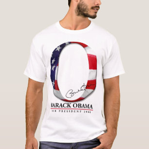 Camiseta Rojo, blanco y azul - Barack Obama para el