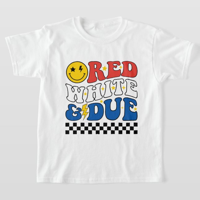Camiseta Rojo Blanco y Debido (Distribución)