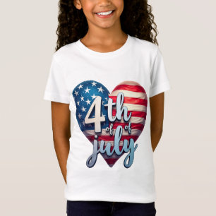 Camiseta Rojo, blanco y negrita: colección de impresión pat