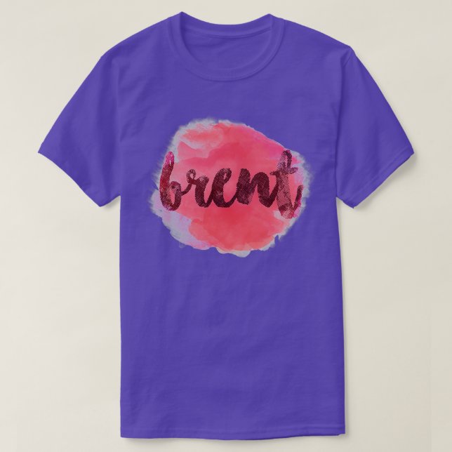 Camiseta Rojo BRENT (Diseño del anverso)