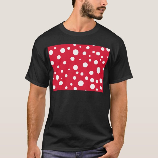 Camiseta Rojo brillante con la diversión blanca del verano (Anverso)