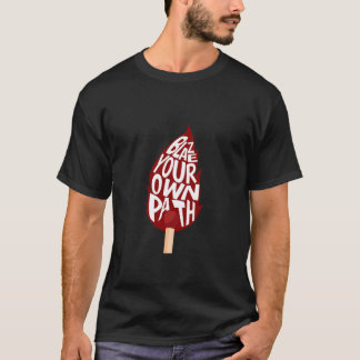 Camiseta Rojo Burdeos Granate Enciende Tu Camino Burdeos