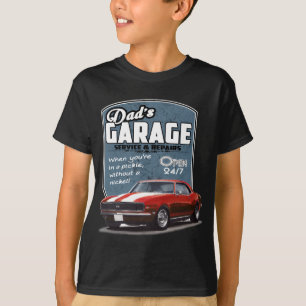 Camiseta Rojo Camaro del garaje del papá